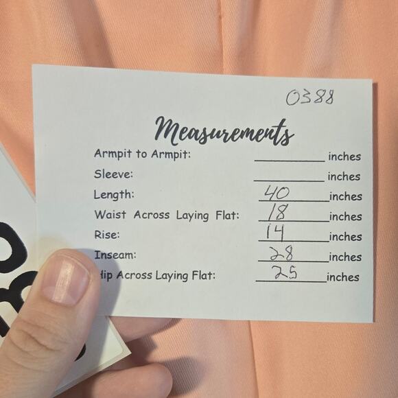 Alfred Dunner 18W Peach Pull On Pants/Trousers [0388] - Picture 5 of 8